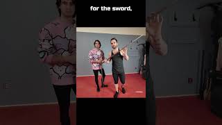 Can you Kick someone in a Sword Fight sword martialarts fencing [upl. by Leirbaj]