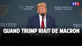 Quand Trump riait de Macron｜LCI [upl. by Pia]