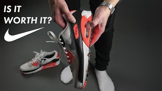 2024 quotInfraredquot Nike Air Max 90 Goretex review and on feet [upl. by Hough]