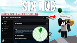 NEW Six Hub Script Natural Disaster  HydrogenFluxusArceusXDeltaVegaX  Roblox Script [upl. by Messab]