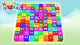 🔴 Numberblocks  ALL Numberblocks Song 1  100  NEW SEASON 7 FULL EPISODES  New Times Tables 5 [upl. by Landing328]