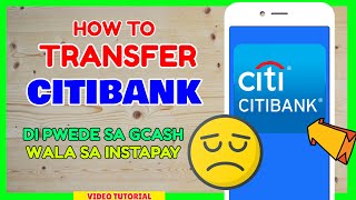 How to Transfer Money to Citibank Online  Wala sa GCash [upl. by Potts]