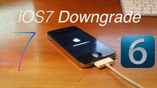 Downgrade from iOS 7 Beta to iOS 6 [upl. by Eimas]