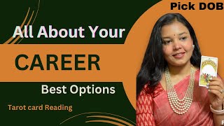 Career💰l Will You Get Your Desired Job👩‍💻 🌼Pick DOB l Best Options🌸 l Tarot Reading Hindi 💖 [upl. by Yanaton]