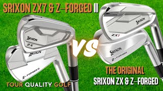 A Srixon Blade Showdown of ZX7 amp ZFORGED mk2 vs Their Previous Generation Variants [upl. by Hermon]