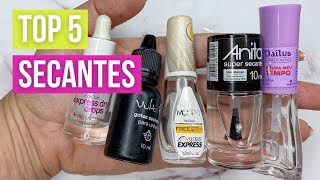 TOP 5 SECANTE DE ESMALTES [upl. by Novi]