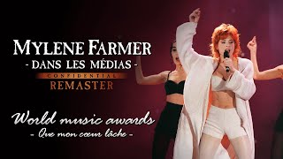 Mylène Farmer  Que mon coeur lâche World music awards TF1 HD Remaster [upl. by Evelin]