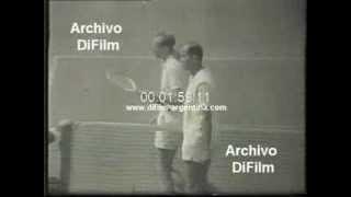 DiFilm  Bob Hewitt vs Fred Stolle Wimbledon Championships 1966 [upl. by Hettie]