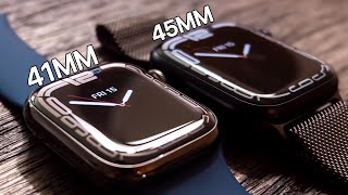 Apple Watch Series 7  41mm amp 45mm Unboxing amp Setup [upl. by Rramel]