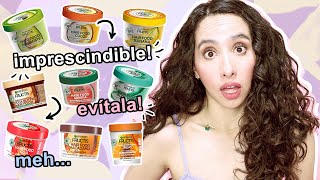 RANKING de TODAS las HAIR FOOD de GARNIER Favoritas a decepciones [upl. by Oinigih]