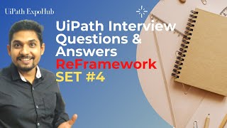 UiPath Interview Questions amp Answers ReFramework Set4 [upl. by Enoyrt569]