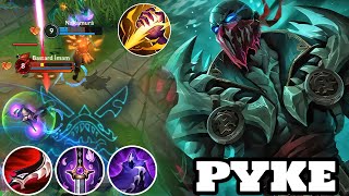 WILD RIFT PYKE GAMEPLAY  NEW CHAMPION Pyke Jungle BUILD amp RUNES [upl. by Vastha30]