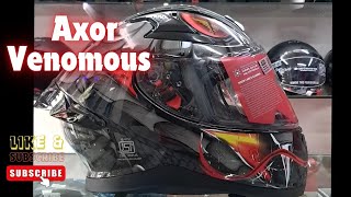 Axor Apex Venomous  Black Grey Colour  Dual Visor  Price ₹5000  Helmet Heaven axorhelmets [upl. by Kylynn]