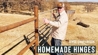 DIY GATE HINGES AND HOW TO PICK THE RIGHT HINGES FOR THE JOB [upl. by Yrahca]