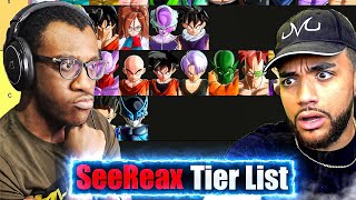 Rating SEEREAX Dragon Ball Xenoverse 2 Tier List [upl. by Guillemette]