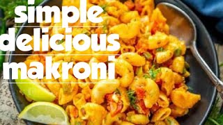 How to make simple delicious chickrn macroni  chicken makronia recipes easy macroni recipe [upl. by Kaczer]