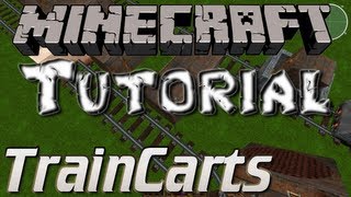 TrainCarts Tutorial Lagersystem Layout Aufbau und Automatik deutsch HD [upl. by Anahpets101]