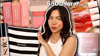 WHAT I BOUGHT FOR THE SEPHORA SPRING SALE  TRY ON HAUL [upl. by Ajram390]