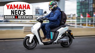 2022 Yamaha NEOs electric scooter  full review and road test [upl. by Nosnevets427]