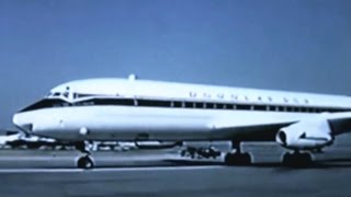 Douglas DC8 Jetliner Promo Film  1958 [upl. by Suoiluj]