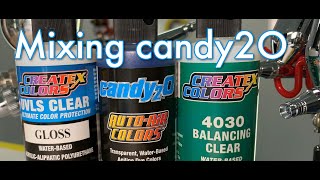 Mixing candy2o for Airbrush amp SprayGun Painting [upl. by Yahs]