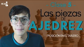 LAS PIEZAS DE AJEDREZ POSICIÓN INICIAL AJEDREZ DESDE CERO  CLASE 5 [upl. by Sonitnatsok]