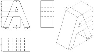 Engineering Drawing Isometric And Projection 20 [upl. by Eileme]