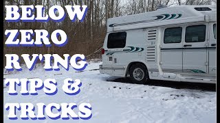 Winter RV Tips  5 Below Zero Temps amp Ways to Keep RV Warm [upl. by Ernesta]