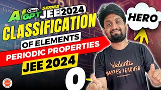 Periodic Classification Of Elements Class 11 In Telugu  JEE 2024  Naveen Sir [upl. by Gnilrits]