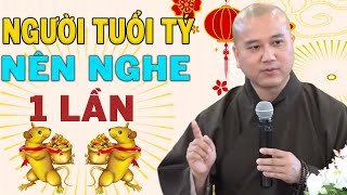 Người Tuổi TÝ  Con Chuột  Nên Nghe 1 Lần Rất Hay  Thầy Thích Pháp Hòa [upl. by Ynomrah]