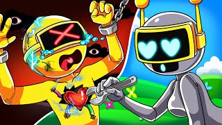 INCREDIBOX SPRUNKI  Fun Bot Stole GOLDs Heart  Incredibox Sprunki Animation [upl. by Tilda]