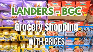 LANDERS SUPERSTORE GROCERY SHOPPING with Prices  Uptown BGC [upl. by Mason]