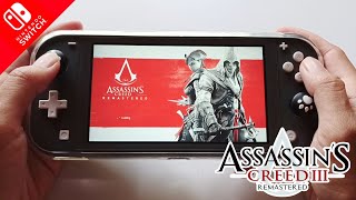 Assasins Creed III Remastered Nintendo Switch Lite Gameplay [upl. by Ioj]