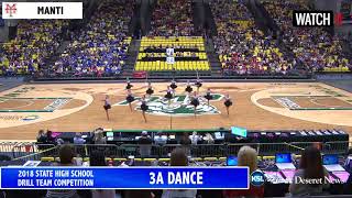 3A Manti High School UHSAA Drill Team 2018 [upl. by Yelrebma697]