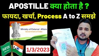 Apostille Kya Hota Hai  Is Apostille Accepted in Saudi Arabia Apostille [upl. by Elwin533]