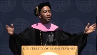 Penns 258th Commencement Ceremony  Commencement Speaker John Legend [upl. by Yarg961]