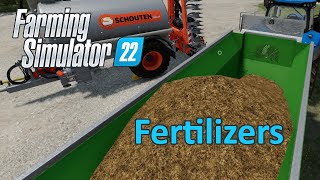 Farming Simulator 22 Tutorial  Fertilizers Liquid Solid Slurry Manure Digestate [upl. by Upali736]