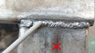 horizontal position welding technique on galvanized box pipe । Tig welding vs Arc welding [upl. by Rea]