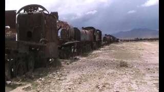 Train Cemetery of Uyuni [upl. by Einahpit]