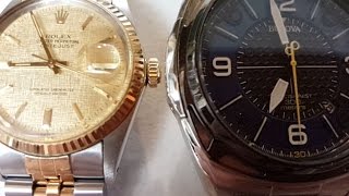 Rolex vs Bulova Precisionist Battle of Sweeping Second Hands [upl. by Noivax432]