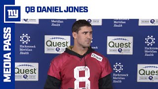 Daniel Jones Addresses the Quarterback Change  New York Giants [upl. by Mhoj74]