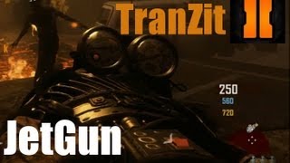 Black Ops 2 TranZit Modus  neue Wunderwaffe JetGun in Runde 1 HD [upl. by Ettegroeg]