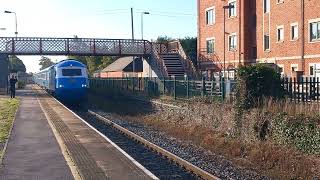 The Blue Pullman at Duffield Derbyshire [upl. by Aiyram]