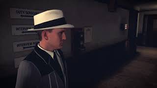 LA Noire  Police Station Ambiance footsteps doors talking phones [upl. by Acsisnarf]