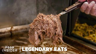 Johnnies Iconic Italian Beef Is A Delicious Mess Of Beef And Gravy  Legendary Eats  Insider Food [upl. by Reames]