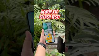 HONOR X7c Splash Test It’s an AllAngleWaterResistant Smartphone [upl. by Annala]