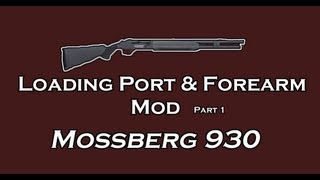 3GUN SHOTGUN OPENED LOADING PORT MOD PART 1 [upl. by Yejus866]