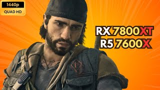 Days Gone  AMD RX 7800XT  Ryzen 5 7600X  4K High Settings [upl. by Onibag]