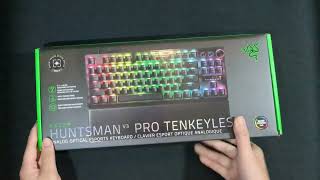 Razer Huntsman V3 Pro TKL Unboxing And Initial Thoughts [upl. by Eldnik433]