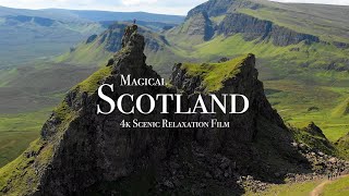 Magical Scotland  4K Scenic Relaxation Film with Calming Music [upl. by Joceline]